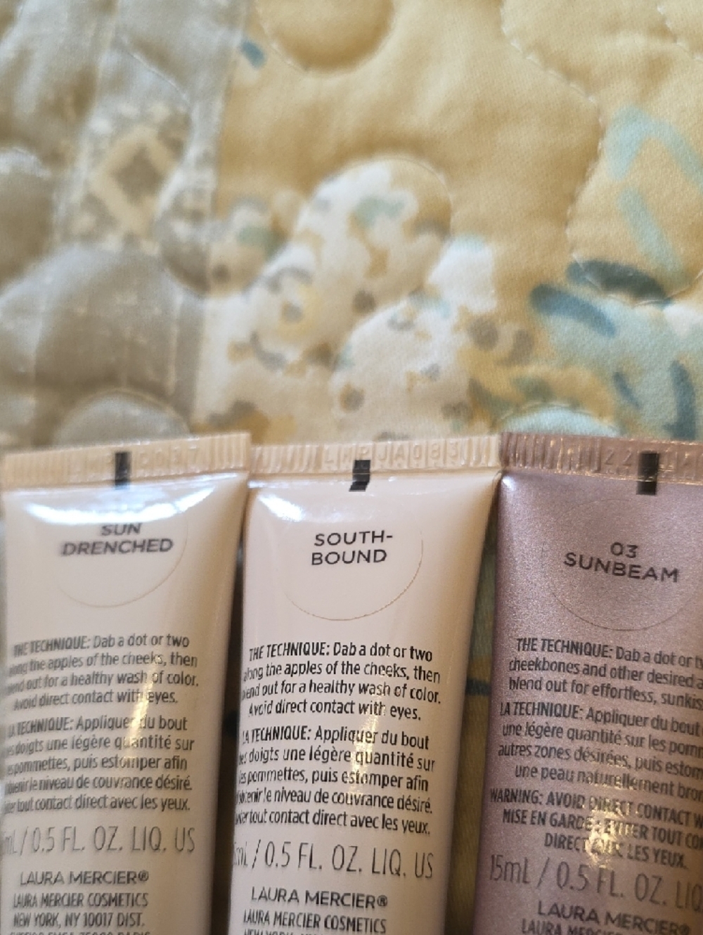 Laura Mercier Tinted Moisturizer Blush & Bronzer Trio - Rose, Pink, Bronze - Picture 2 of 2